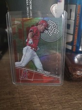 2022 Topps Series 1 MIKE TROUT - 2021s Greatest Hits Red Foil #06/10 SSP