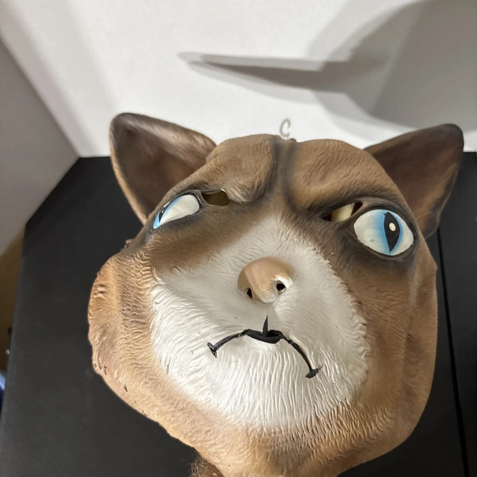 Cattitude Mask Angry Cat Grumpy Fancy Dress Halloween Adult Costume Accessory - Image 3 of 4