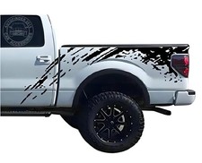 Graphics Mud Splash Stripe Sticker For Ford F-150 5.7ft Trunk Side Vinyl Decals
