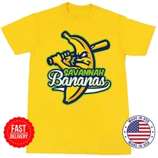 NEW LIMITED!! #Savannah #Bananas Baseball Men Women T-shirt Multicolor Full Size