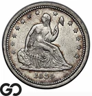 1839 Seated Liberty Quarter *Very Rare in This Condition+* XF++ Key Date