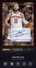 2025-26 Topps Chrome - Jalen Brunson Autograph  Orange Refractor /25 **DIGITAL**