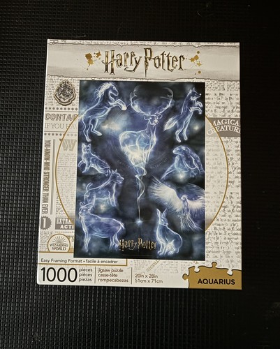 ~841 Puzzle Pieces Mostly Blue w some White for Crafting Crafts Harry Potter