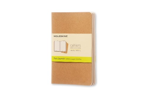 Однотонная крафт-обложка Moleskine (3 комплекта) (для смешанной печати) (ИМПОРТ из Великобритании)