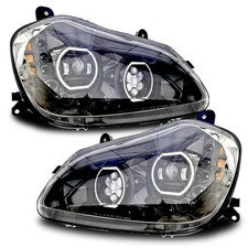 PAIR Full LED Headlights Assembly Compatible ...