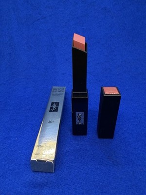YSL Yves Saint The Slim Velvet Radical 301 NUDE TENSION Lipstick Lip Color NEW