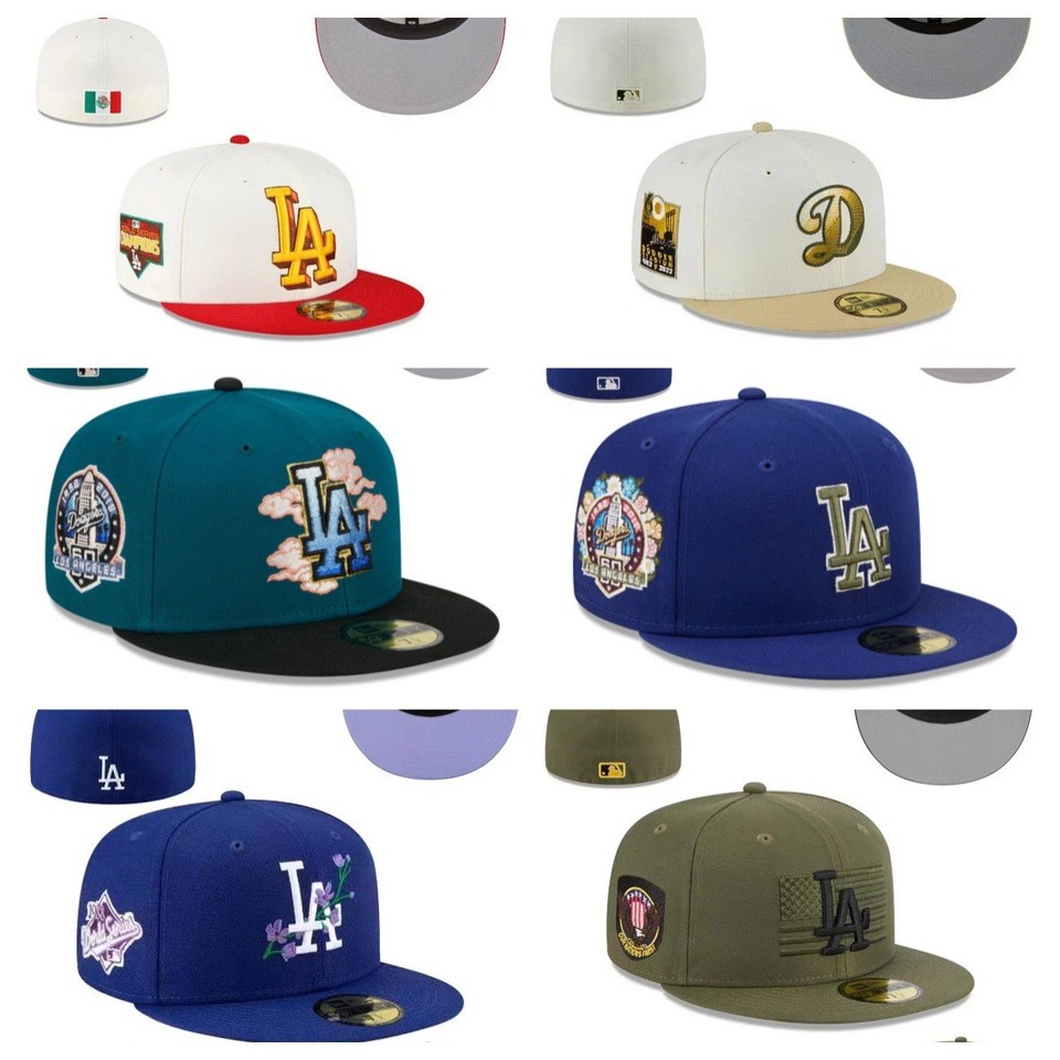 Gorra de béisbol cerrada talla bordada lateralmente gorra de protección solar hombres mujeres