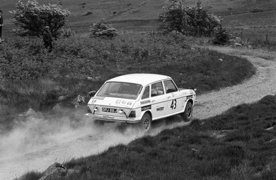 John Hemsley Phil Short, Austin Maxi ERC Rally Car 1971 Racing Old Photo
