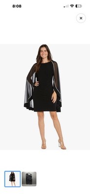 R&M Richards Women's Crystal Glow Evening Dress 22W