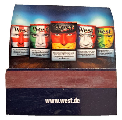 Advertising Matchbook Fur Auch Mal Farbe Bekennen Die West Edition 2006