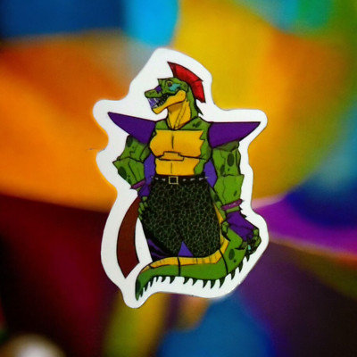 FNAF Five Nights at Freddys Glamrock Montgomery Gator Security Breach Sticker