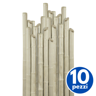 Supporti Per Piante Gutta Bambooplast | Canne In Bambù Con Rivestimento PVC | Ø11mm | Altezze 60-180 Cm - Foto 7