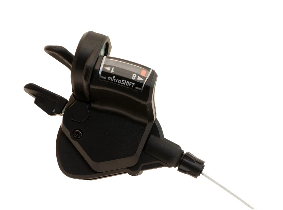 microSHIFT Mezzo Thumb-Tap Trigger Shifter Set 3x8s Triple Shimano 8s New In Box - Image 4 of 4