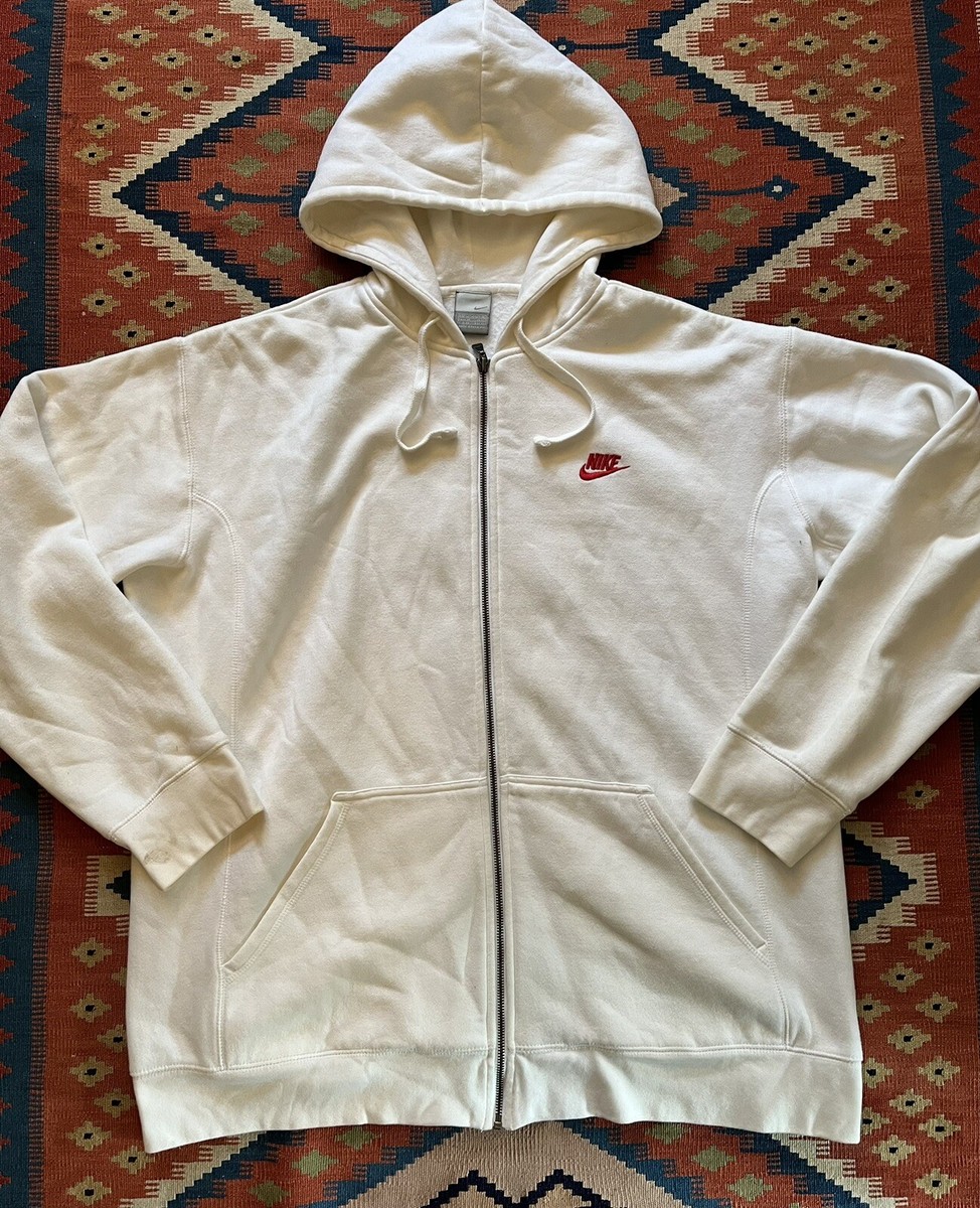 white nike jumper vintage