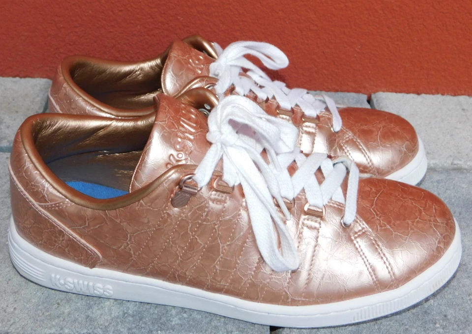 K-SWISS Lozan Aged Foil rose gold SNEAKERS EUR 42 size UK 8 us 10 shoes BRILLANT - Photo 2/4