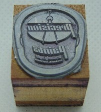 Vintage Printing Letterpress Printers Block Precision Paint Atlanta Georgia 