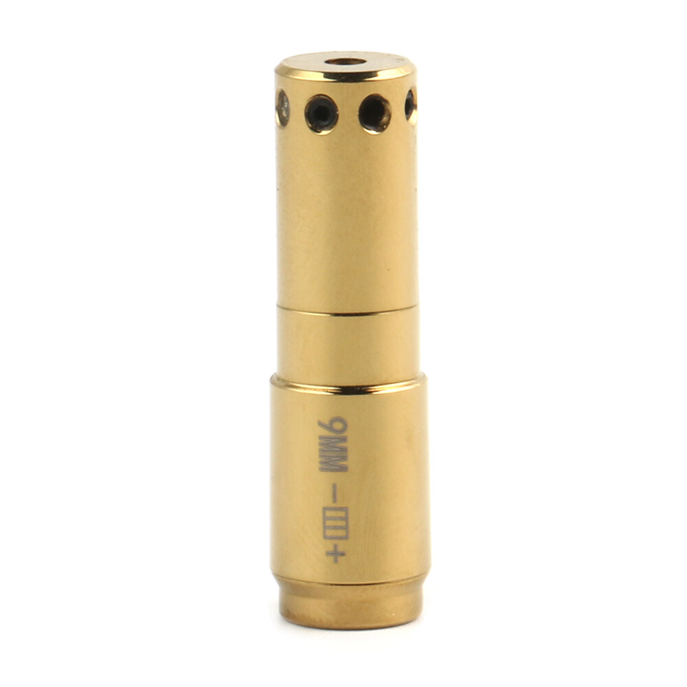 9mm Green Laser Bore Sight Cartridge Dry Fire Shooting Training Brass