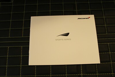 VIP Softcover Kunden Prospekt/brochure Mc Laren Sport Series 540C 570S Coupe F1