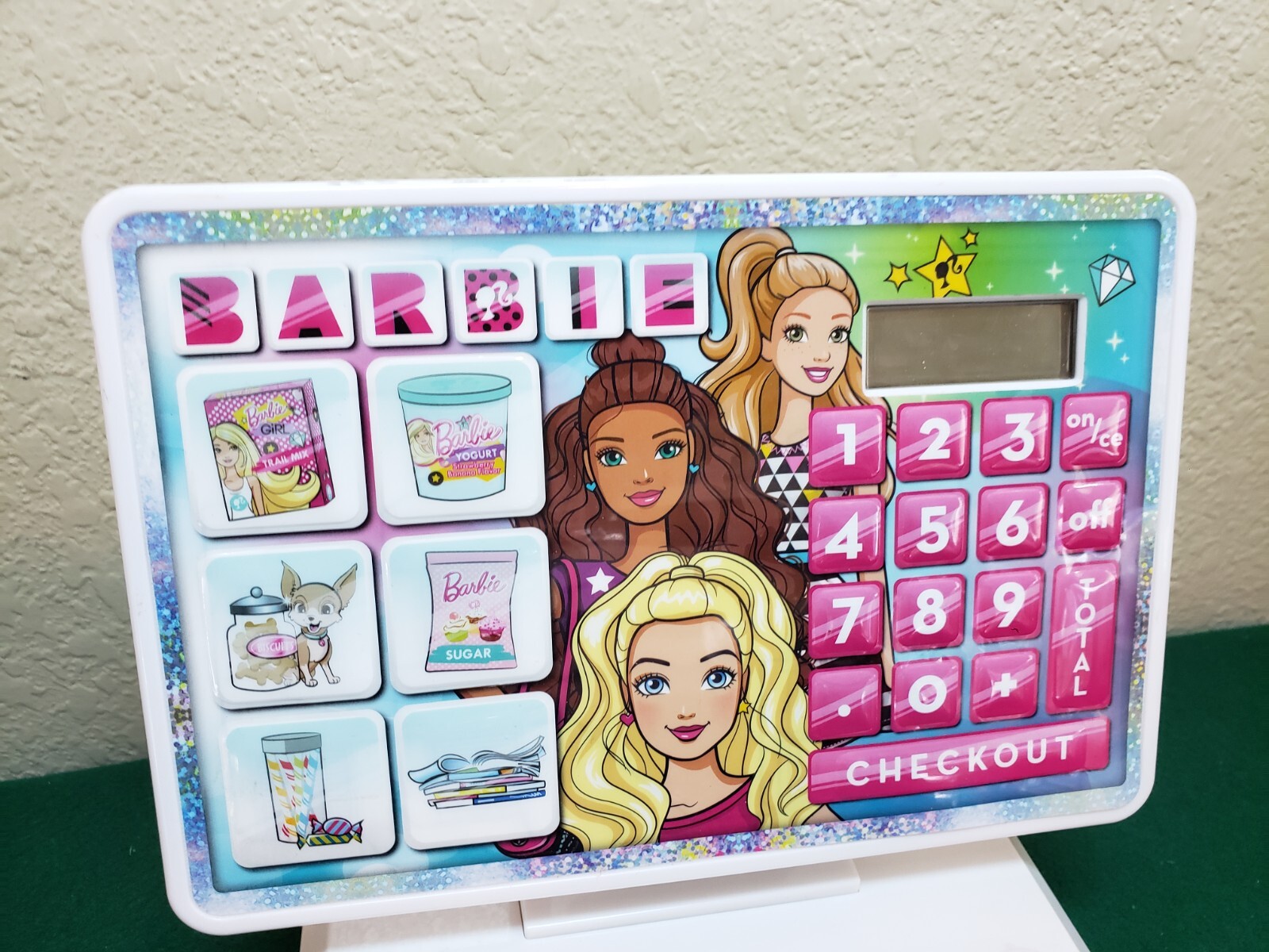 как выглядит Barbie Talking Electronic Cash Register, Just Play, tested- working фото