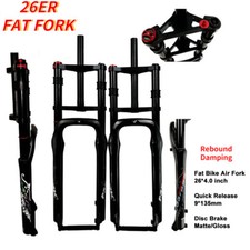 Forcella sospensione fat bike 26er neve mountain bike forcelle 9x135mm doppia spalla