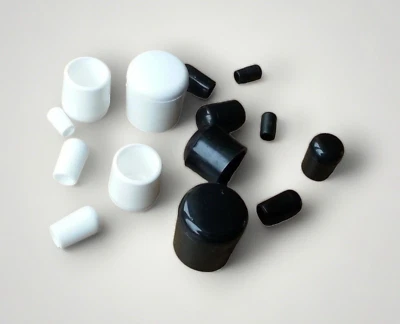 Ferrules Plastic End Caps Rods Wires Cables Tubes Pipe Finishing /Black or White