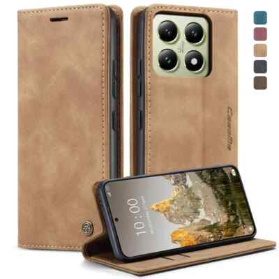 Leather Case for Xiaomi 14T Business Card Holder Zip Wallet Card Phone Case