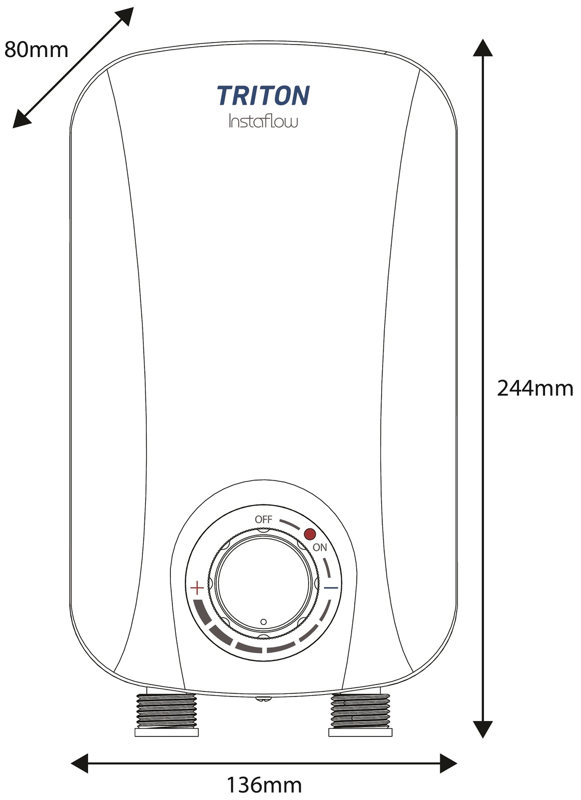 Triton Instaflow Instantaneous Hot Water Heater Under Sink 5.4kW 7.7kW  10.1kW | eBay
