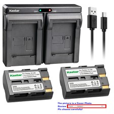 Kastar Battery Dual Charger for Konica Minolta NP-400 Maxxum 5D Maxxum 7D Camera