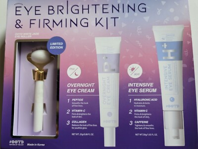 OOTD Overnight Eye Cream + Intensive Night Serum + Jade Eye Roller Set
