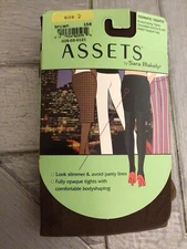 NWT-ASSETS by Sara Blakely-TERRIFIC TIGHTS-Bodyshaping-Nylon/Spandex-Brown-Sz 2!