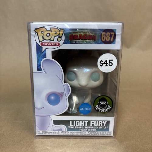 Funko Pop! Movies: How To Train Your Dragon – The Hidden World – Light Fury Diamond Edition (UK Exclusive - View #5