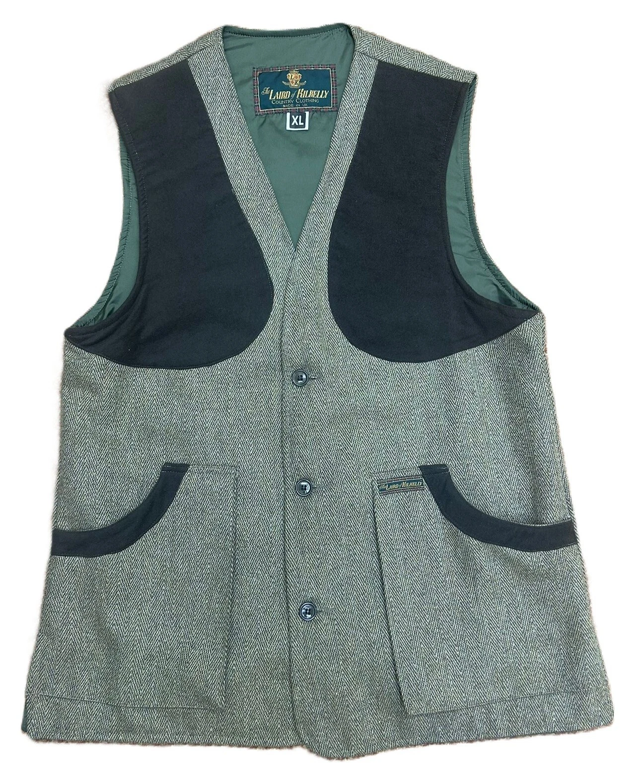 Tweed Waistcoat Gilet, XL, 2 Large Pockets, Premium Material
Opens in a new window or tab