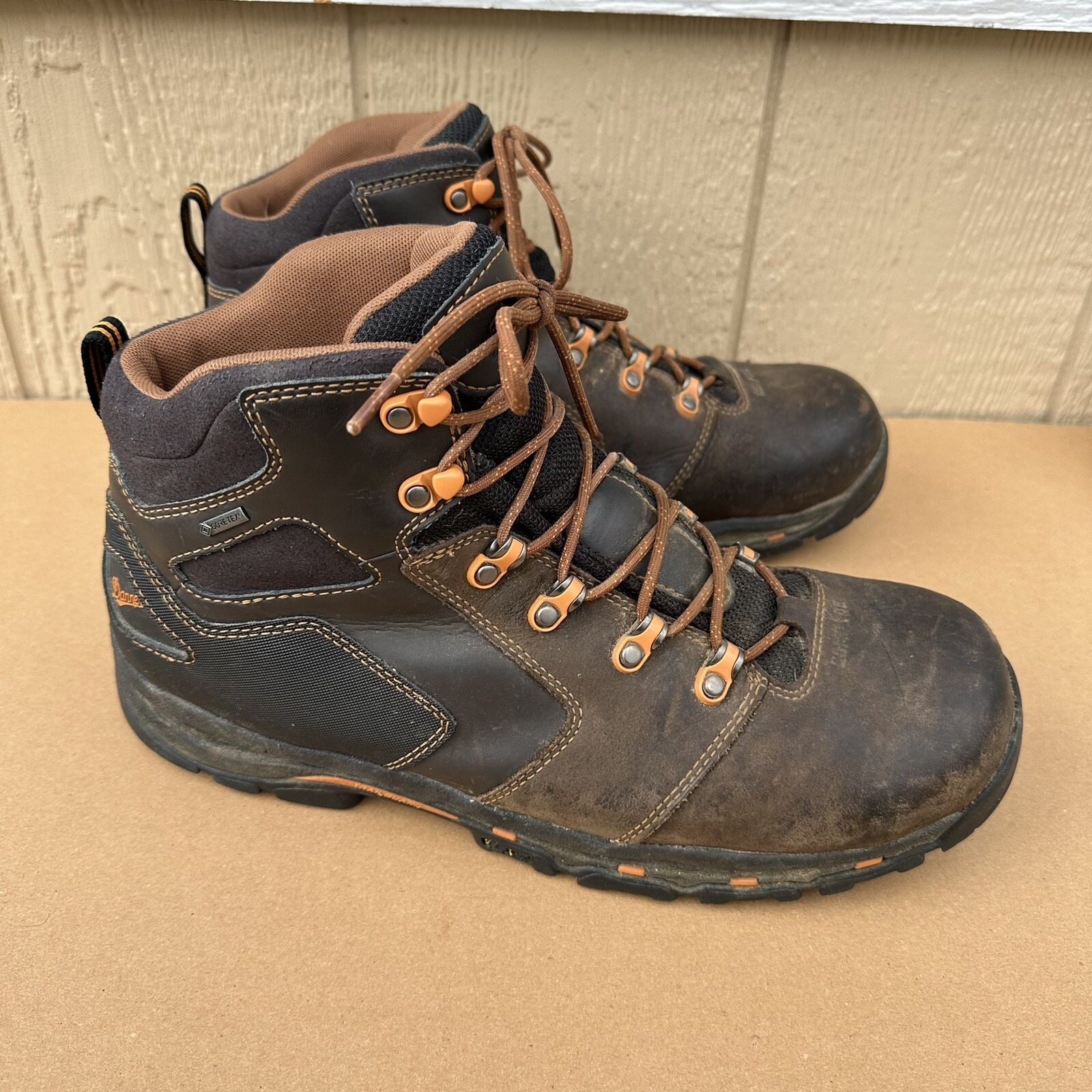 Danner Vicious 4.5” GoreTex Men’s Size 13 Work Boots Brown Orange