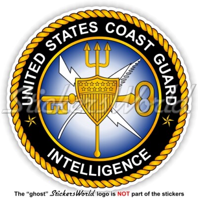 US COAST GUARD INTELLIGENCE Seal CGI United States USA USCG 90mm Aufkleber