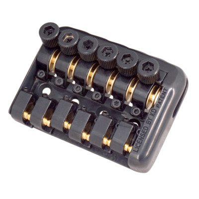 Exquisite Zum Selbermachen 6 Saiten kopflose E-Gitarre Brücke Saitenhalter mit Mutter