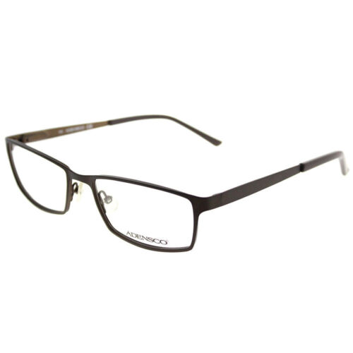 New Authentic Adensco 111 JYS Semi Matte Brown Metal Rectangle Eyeglasses 54mm