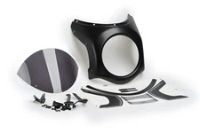 PUIG RETRO FAIRING SCREEN FOR TRIUMPH STREET TWIN 2018 HEAVILY TONED - BLACK