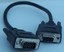 thumbnail 2 - 12" VGA Male~Female Monitor Extension Monitor Port Saver HD15 male female 1 Foot