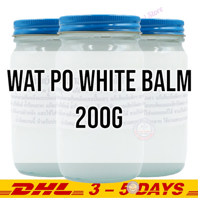 Home Spa Body Massage Wat Po Recipe Aroma Relaxing White Massage Balm 200g x 3