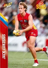 2024 Gold Coast Suns AFL Select Footy Stars Card - Jack Lukosius