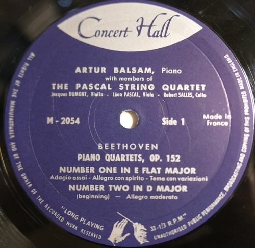 Beethoven Complete String Quartets Pascal Quartet 11LP Concert Hall M 2041-54 - Picture 6 of 7
