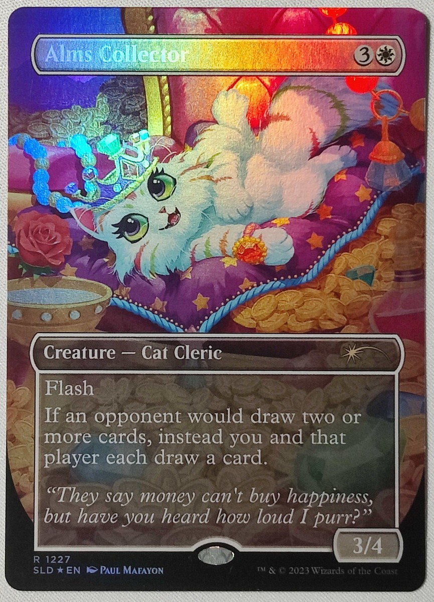 MTG ティアマト SLD おまけ付 MTG Secret Lair Alms Collector -SLD 90's Binder #1227 [UPick Foil