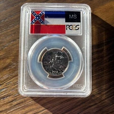 PCGS PR69DCAM 2002-S Mississippi Quarter 25c 