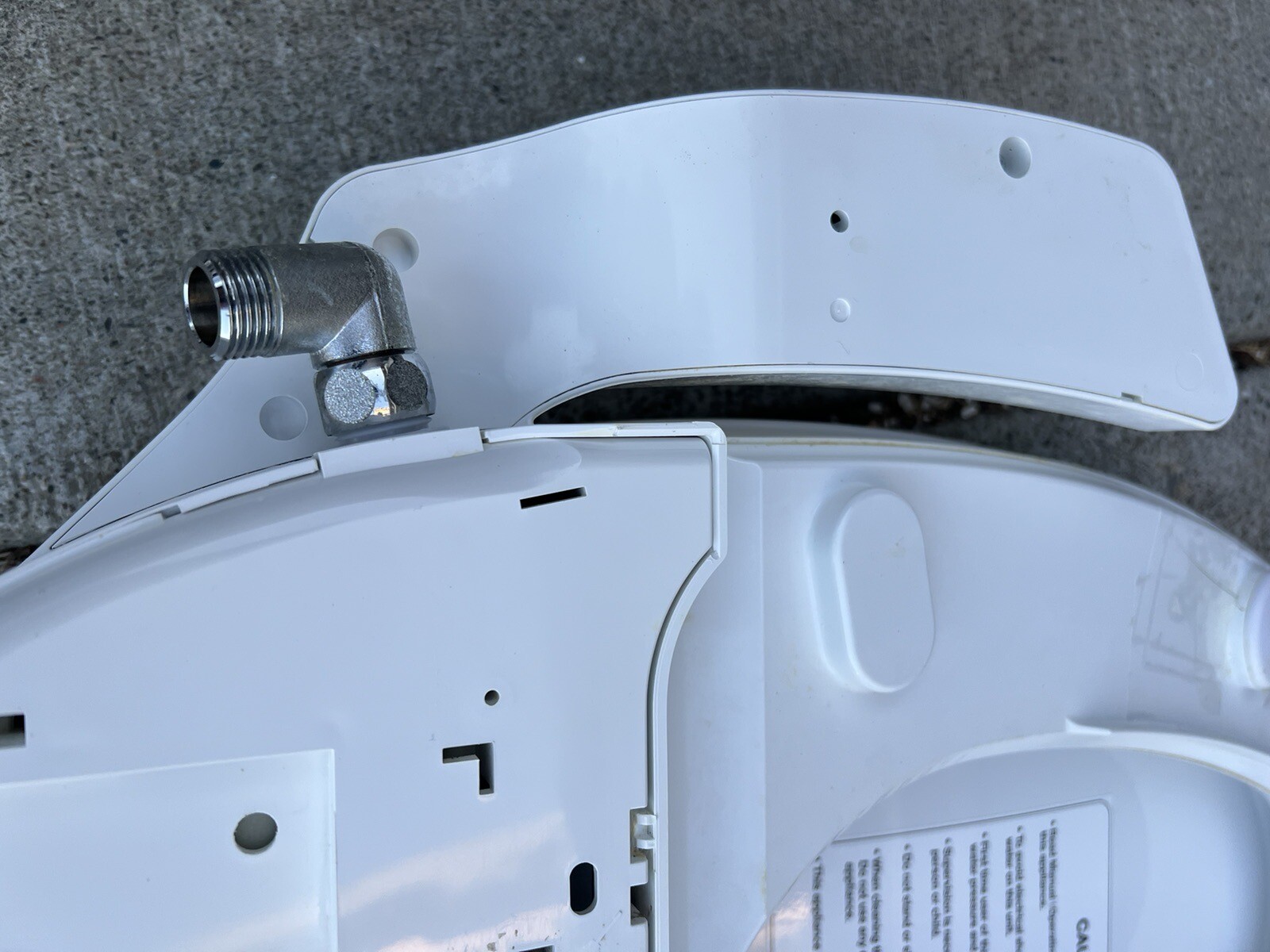 Bio Bidet BB600 Ultimate Bidet Toilet Seat w Side Control Panel Elongated White eBay