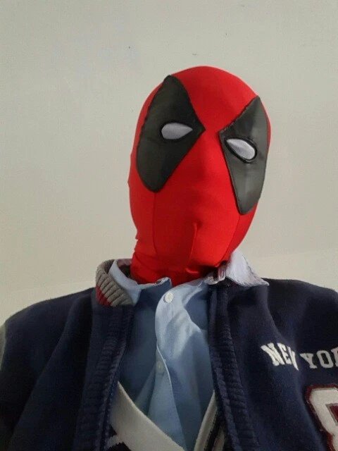 Deadpool Mask Cosplay Costume Full Face Superhero Cosplay Halloween Props Adult - Image 3 of 4