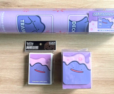 Pokémon Ditto Metamong Full Set Playmat + DeckCase +Sleeves Korean