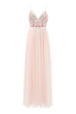 NWT needle & thread Butterfly Meadow Bodice Cami Maxi in Pink Tulle Dress 8