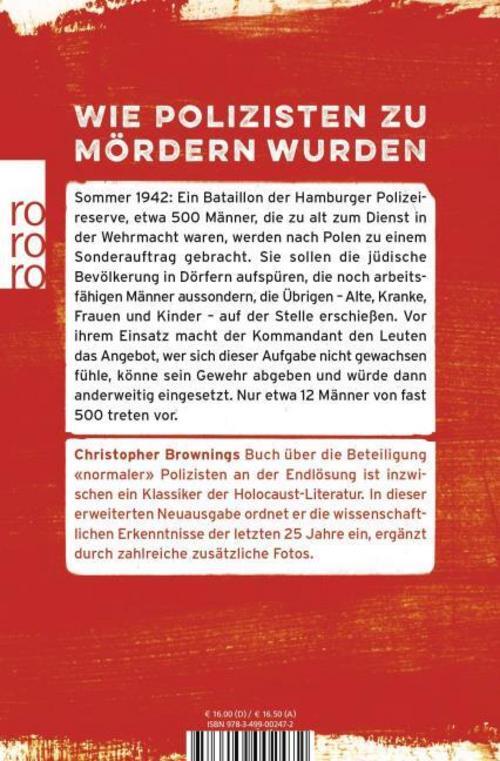 Thumbnail - Ganz Normale Männer Christopher R. Browning