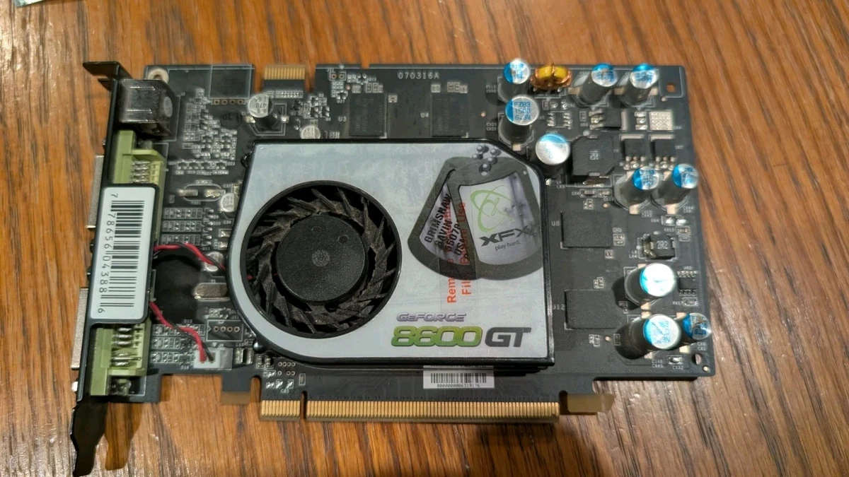NVIDIA GeForce 8600GT NVIDIA 256 MB Memory Computer Graphics Cards