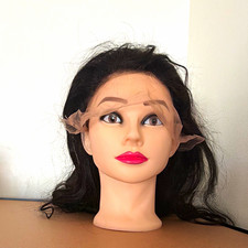 Black Long Wavy Lace Front Wig Adjustable 30inch